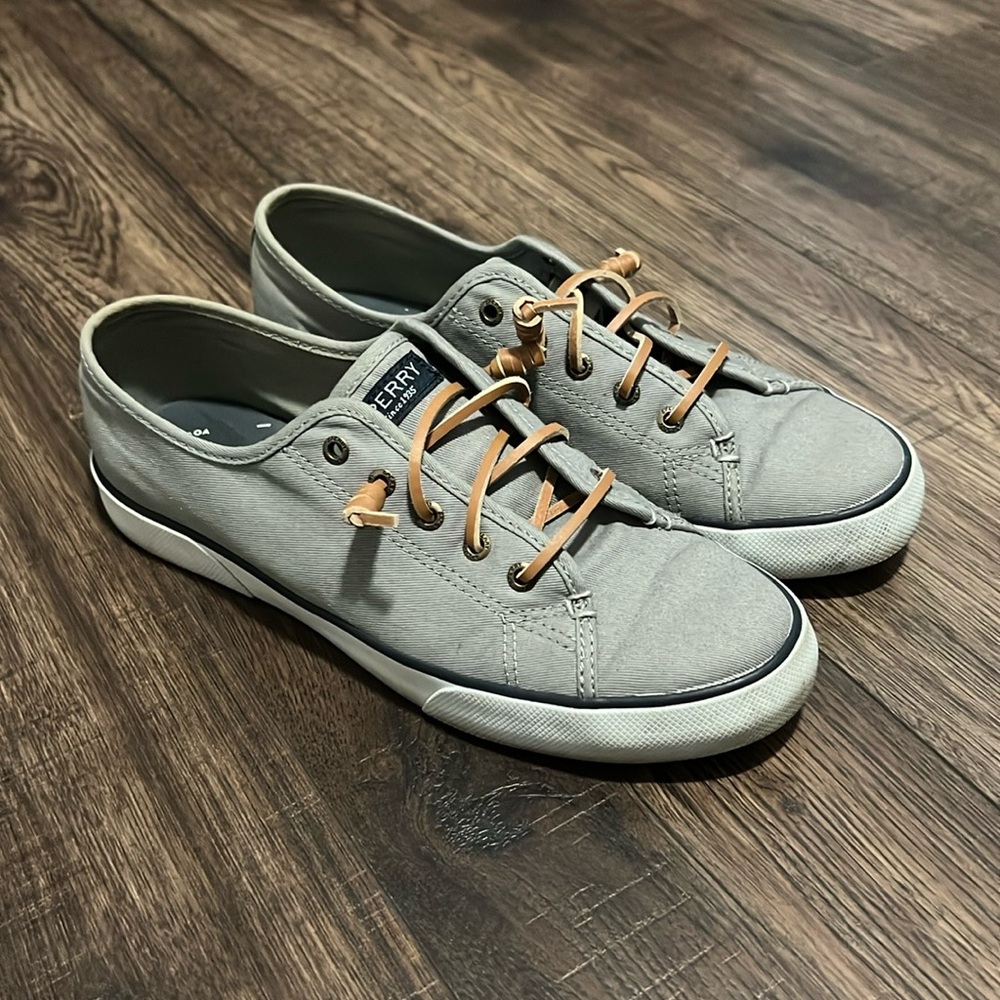 Sperry Memory Foam Gray Top Sider - image 1